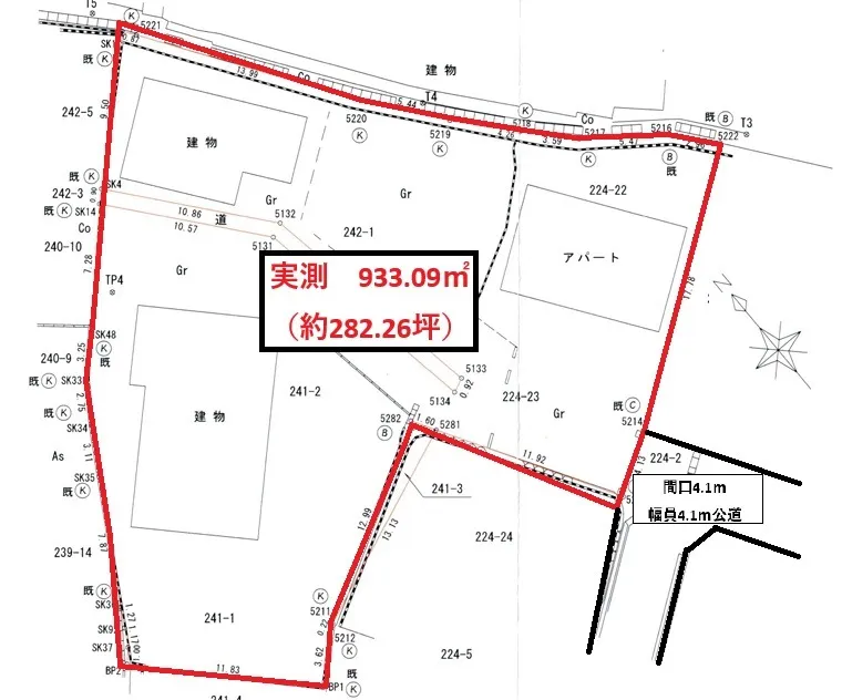 小倉南区守恒2 土地坪面積約282.25坪。実測 933.09m2。 モノレール守恒駅まで徒歩5分